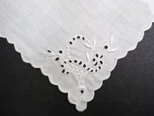 SET of 4 SNOW WHITE MADEIRA NAPKINS