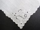SET of 4 SNOW WHITE MADEIRA NAPKINS