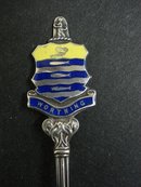 ENGLISH STERLING SOUVENIR SPOON WORTHING