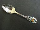 STERLING & ENAMEL SOUVENIR SPOON