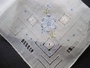 PRETTY HANKIE-DRAWNTHREAD & EMBROIDERY