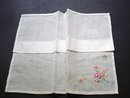 VINTAGE HANKIE PETIT POINT EMBROIDERY