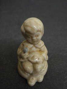 Original Vintage Red Rose Tea Figurine by Wade Jack Horner