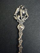 BEAUTIFUL ORNATE SILVER SPOON - BRUSCELLES