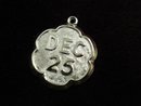LOVELY STERLING BRACELET CHARM - DEC 25