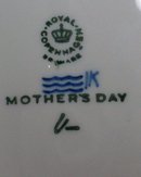 1973 MOTHERS DAY PLATE-ROYAL COPENHAGEN