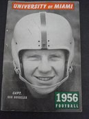 UNIVERSITY-MIAMI FOOTBALL MEDIA GUIDE 1956