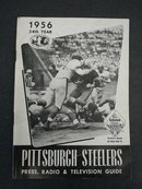 PITTSBURGH STEELERS FOOTBALL MEDIA GUIDE 1956