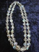 HIGHLY FACETED SINGLE STRAND CRYSTAL BEADS