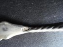 SMALL VICTORIAN STERLING CHEESE SCOOP