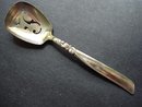 SILVER PLATED OLIVE SPOON - SOUTH SEAS