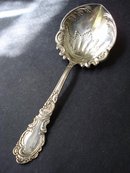 VICTORIAN STYLE ROGERS LARGE SERVING SPOON