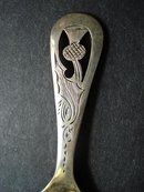 VICTORIAN WESTFIELD PLATE TEA CADDY SPOON