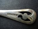 VICTORIAN WESTFIELD PLATE TEA CADDY SPOON