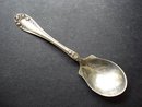 STERLING SUGAR SPOON NORMANDY ROSE
