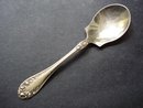 STERLING SUGAR SPOON NORMANDY ROSE