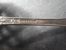 STERLING SUGAR SIFTER LADLE - MONOGRAM V