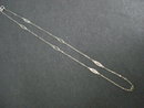 BEAUTIFUL DECO STYLE 14k WHITE GOLD CHAIN