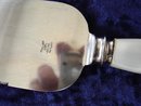 ORNATE SILVER & PEARL HANDLE CAKE SERVER