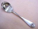 ANTIQUE SILVER PLATED SUGAR SPOON