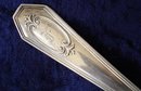 ANTIQUE SOLID STERLING SILVER SERVING SPOON