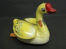 VINTAGE WIND UP TOY PRETTY SWAN