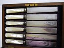 DINNER KNIVES - VICTORIAN BOXED SET of 6