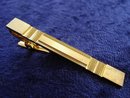 TIE CLIP - ART DECO STYLE GOLD TONE