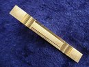 TIE CLIP - ART DECO STYLE GOLD TONE