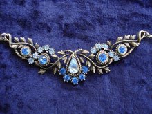 CORO NECKLACE RHINESTONES SIGNED