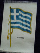CIGARETTE SILK FLAG GREECE