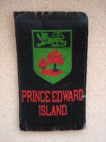 CIGARETTE SILK SHIELD OF PRINCE EDWARD ISLAND