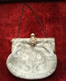 Beaded Purse France Intricate Hand Work