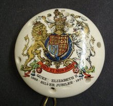 Queen Elizabeth II Silver Jubilee Pomander