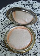Deco Compact 1920's Black & Silver