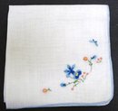 HANKIE FLORAL EMBROIDERY
