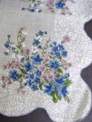 Fantastic PRINTED FLORAL HANKY HANDKERCHIEF