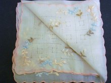 SILK HANKIE EMBROIDERY