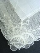 Wedding Bridal Hankie French Net lace