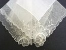 Wedding Bridal Hankie French Net lace