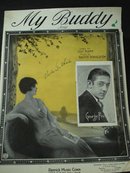 MY BUDDY Sheet Music 1922