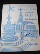 Sheet Music - LONDON CALLING 1959