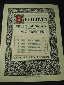 BEETHOVEN VIOLIN - SONATAS 1911