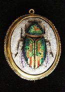 VICTORIAN MICRO MOSAIC BROOCH / PENDANT
