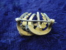 Precious Museum Quality Victorian Brooch Horseshoe's Gold Filled Top