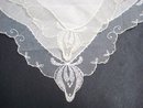 VINTAGE WEDDING HANKY BRIDES FINEST LACE HANDKERCHIEF