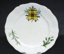 ADDERLEY CHINA PLATE MACLEOD CLAN TARTAN #2