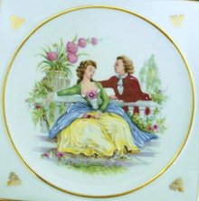 LIMOGES WALL PLAQUE FRANCE