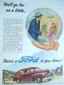 MAGAZINE ADVERTISEMENT 1946 FORD CAR