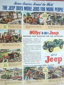 MAGAZINE ADVERTISEMENT 1945 JEEP
